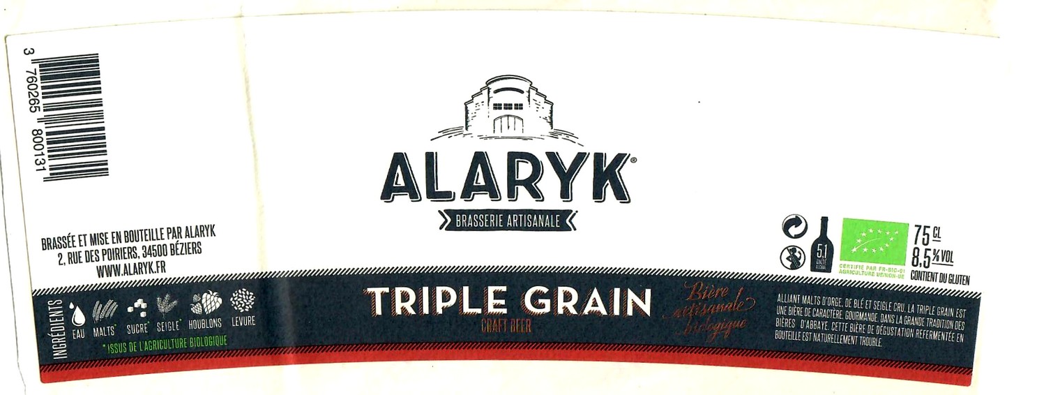 etiquette BRASSERIE ALARYK 12