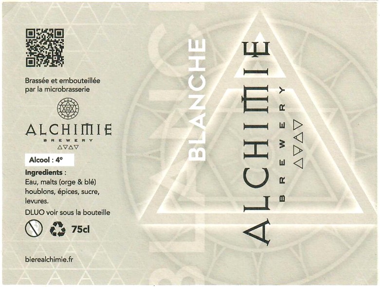 Etiquette BRASSERIE ALCHIMIE BREWERY 05
