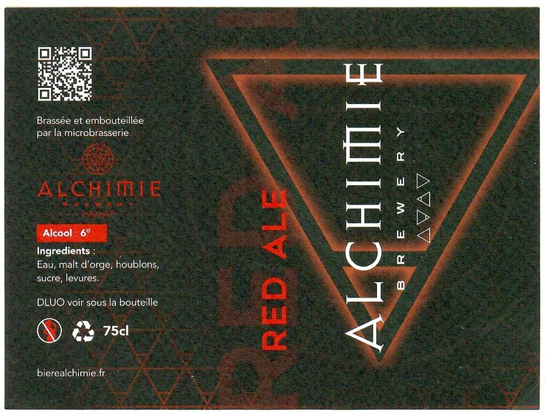 Etiquette BRASSERIE ALCHIMIE BREWERY 06