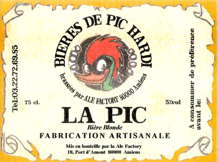 Etiquette BRASSERIE ALE FACTORY 02