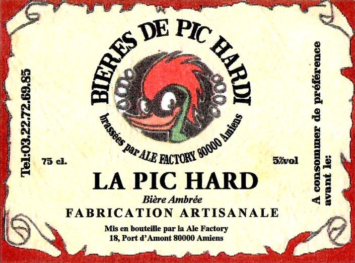 Etiquette BRASSERIE ALE FACTORY 07
