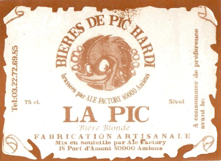 Etiquette BRASSERIE ALE FACTORY 08