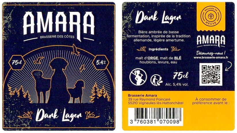 Etiquette BRASSERIE AMARA 06