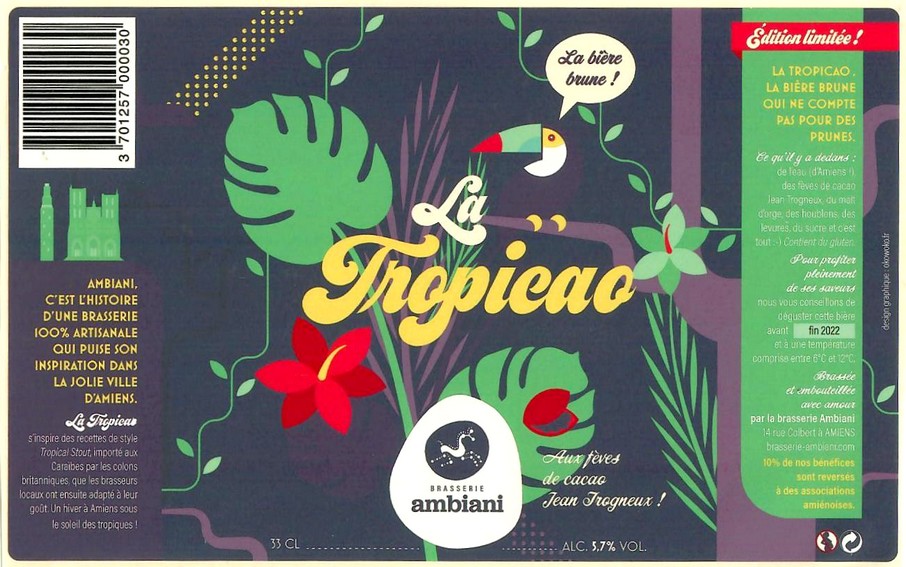 Etiquette BRASSERIE AMBIANI 06