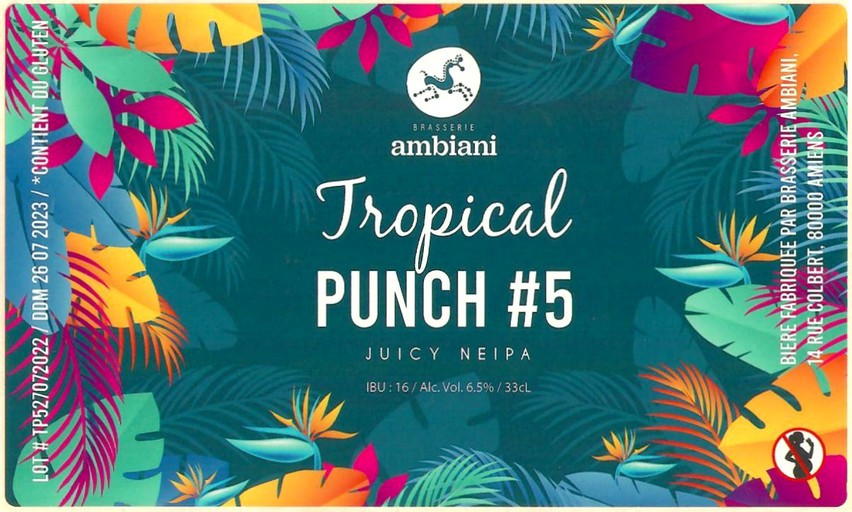 Etiquette BRASSERIE AMBIANI 12