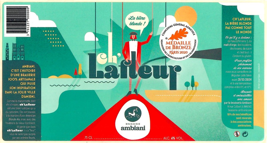 Etiquette BRASSERIE AMBIANI 15