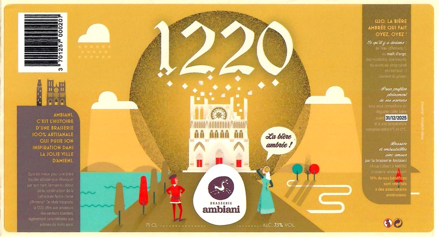 Etiquette BRASSERIE AMBIANI 17