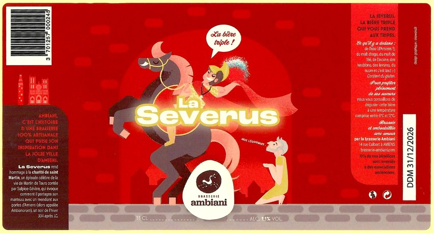 Etiquette BRASSERIE AMBIANI 21