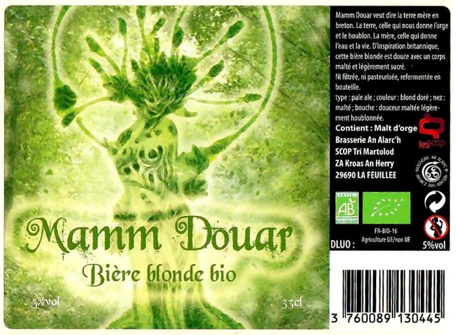 Etiquette BRASSERIE AN ALARC'H 59