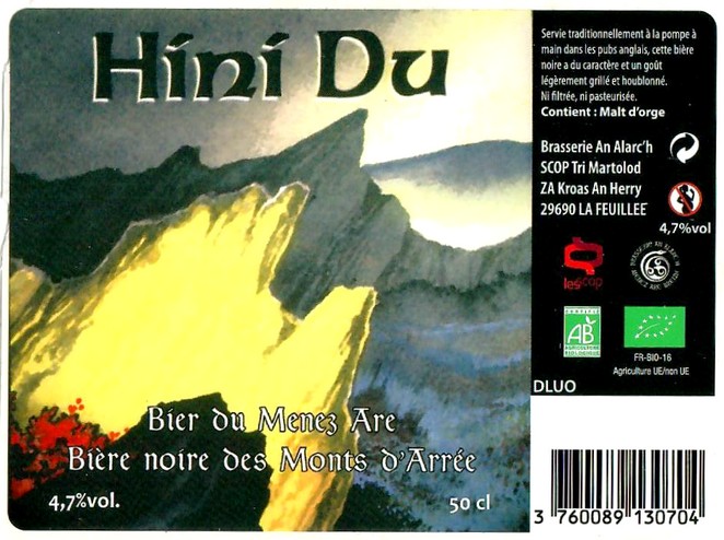 Etiquette BRASSERIE AN ALARC'H 60