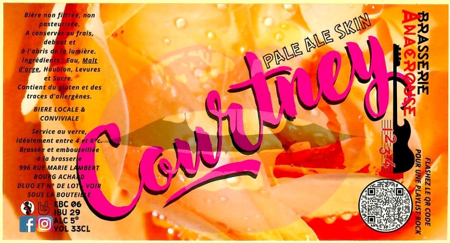 Etiquette BRASSERIE ANACROUSE 07