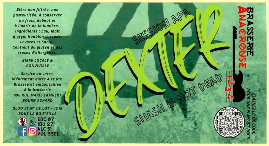 Etiquette BRASSERIE ANACROUSE 08