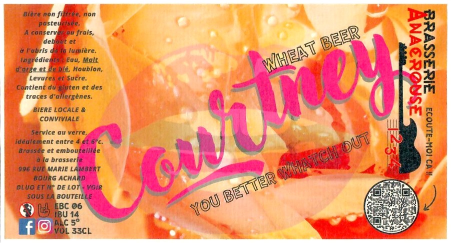 Etiquette BRASSERIE ANACROUSE 11