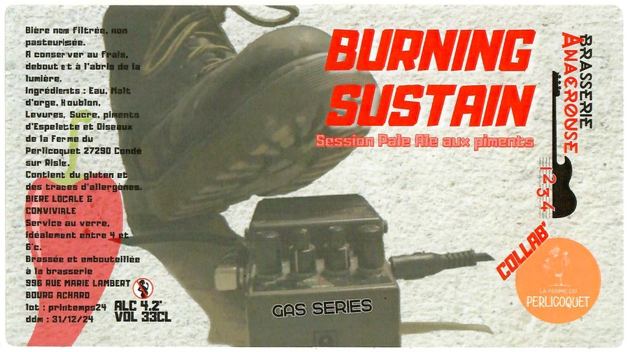 Etiquette BRASSERIE ANACROUSE 18