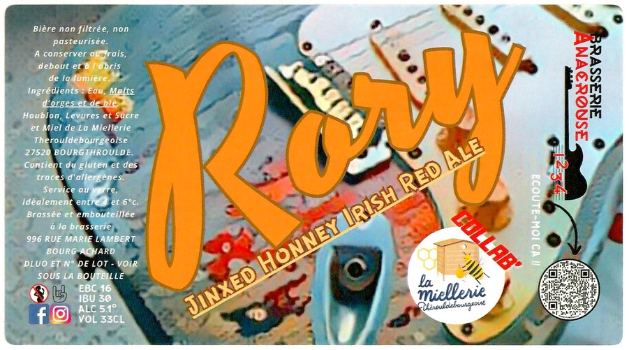 Etiquette BRASSERIE ANACROUSE 20