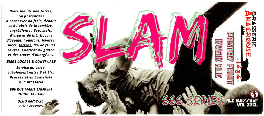 Etiquette BRASSERIE ANACROUSE 22