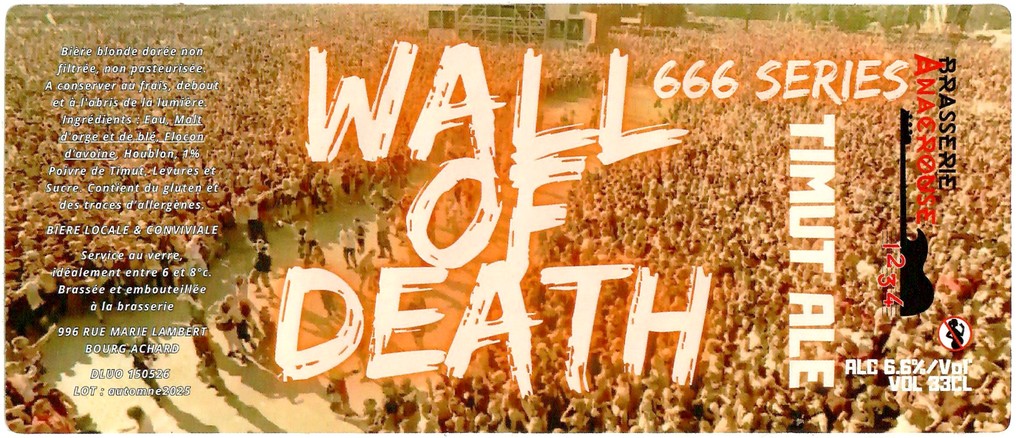 Etiquette BRASSERIE ANACROUSE 23