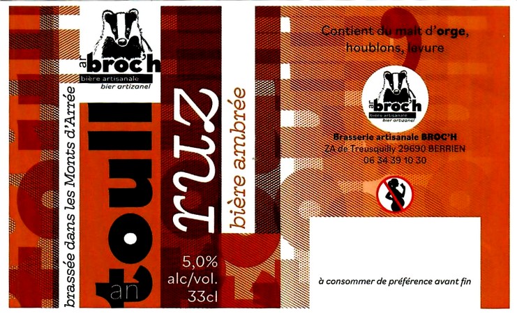 etiquette BRASSERIE AR BROC'H 02