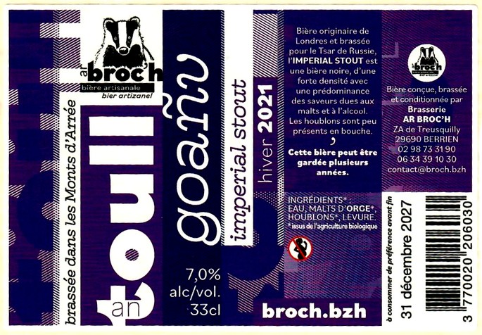 etiquette BRASSERIE AR BROCH 04