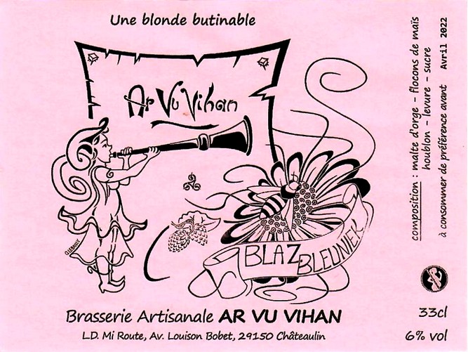 etiquette BRASSERIE AR VU VIHAN 03