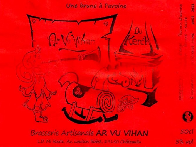 Etiquette BRASSERIE AR VU VIHAN 04