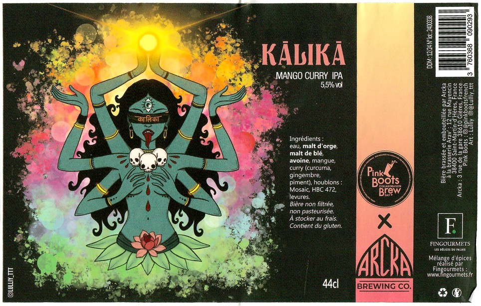 Etiquette BRASSERIE ARAV CRAFT BREWERY 06