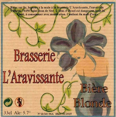 Etiquette BRASSERIE ARAVISSANTE 02