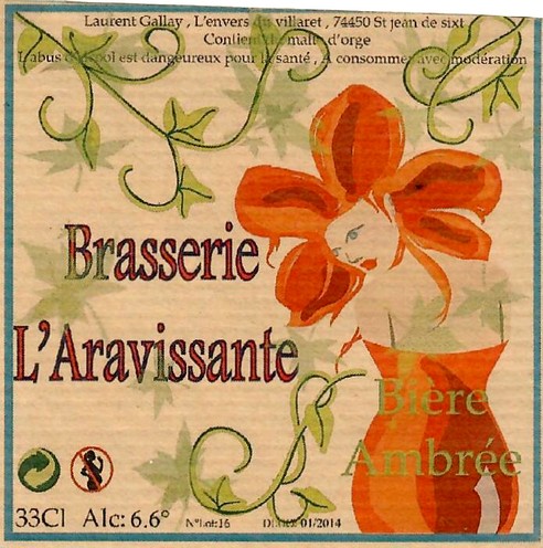 Etiquette BRASSERIE ARAVISSANTE 04