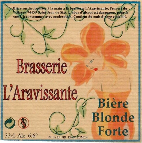 Etiquette BRASSERIE ARAVISSANTE 07