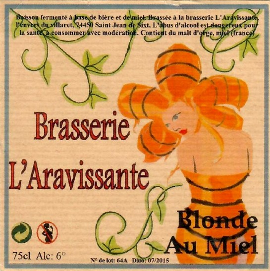 Etiquette BRASSERIE ARAVISSANTE 13