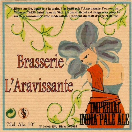 Etiquette BRASSERIE ARAVISSANTE 17