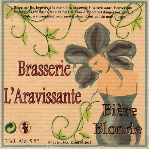 Etiquette BRASSERIE ARAVISSANTE 20