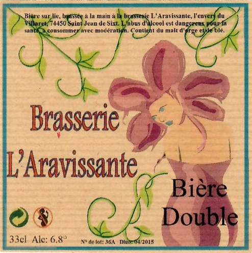 Etiquette BRASSERIE ARAVISSANTE 22