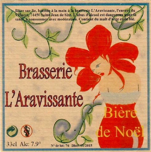 Etiquette BRASSERIE ARAVISSANTE 26