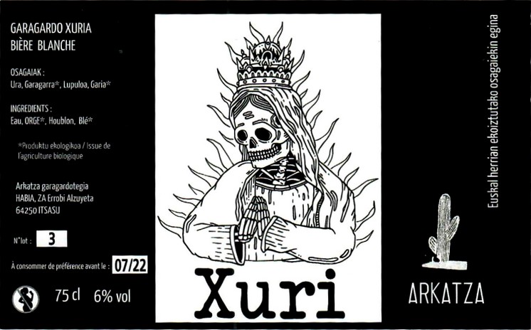 Etiquette BRASSERIE ARKATZA 01