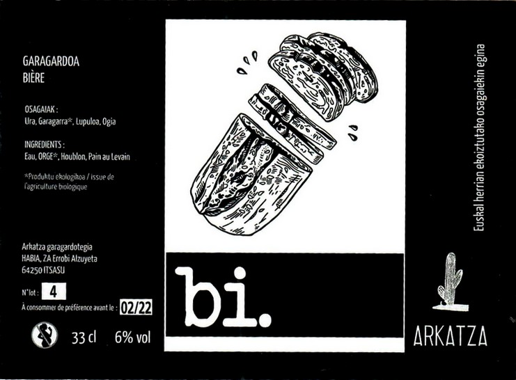 Etiquette BRASSERIE ARKATZA 04