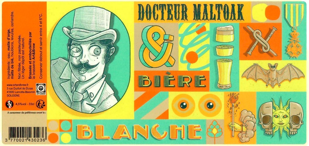 Etiquette BRASSERIE ART&BREW 01