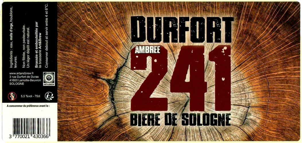 Etiquette BRASSERIE ART&BREW 05