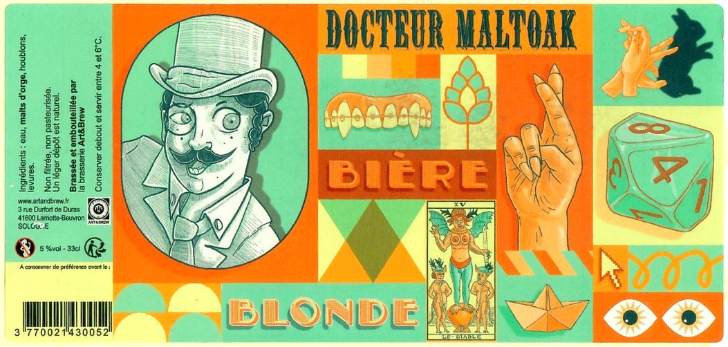 Etiquette BRASSERIE ART&BREW 11