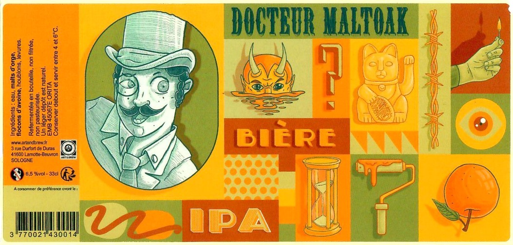 Etiquette BRASSERIE ART&BREW 12