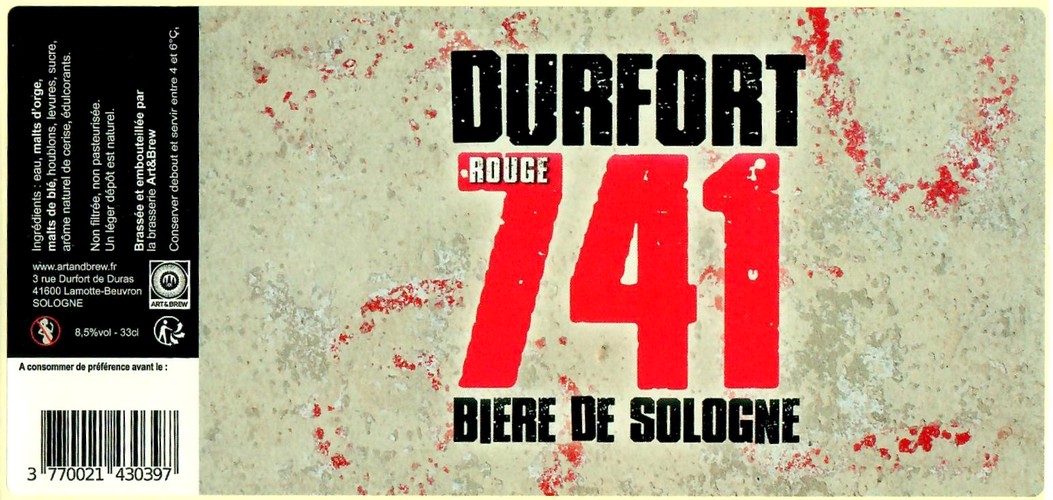 Etiquette BRASSERIE ART&BREW 19