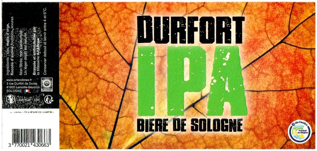 Etiquette BRASSERIE ART&BREW 20