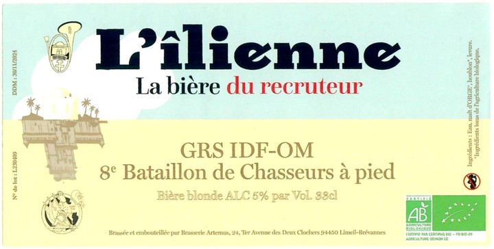 Etiquette BRASSERIE ARTEMUS 10