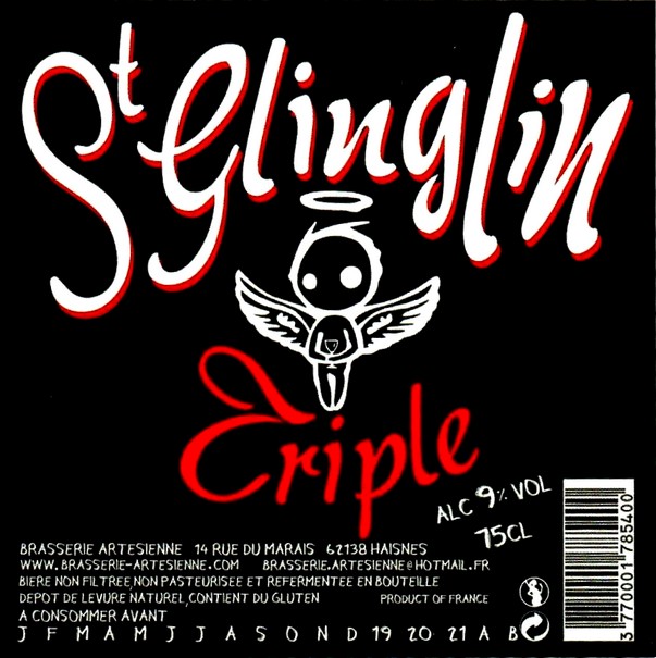 etiquette BRASSERIE ARTESIENNE 123