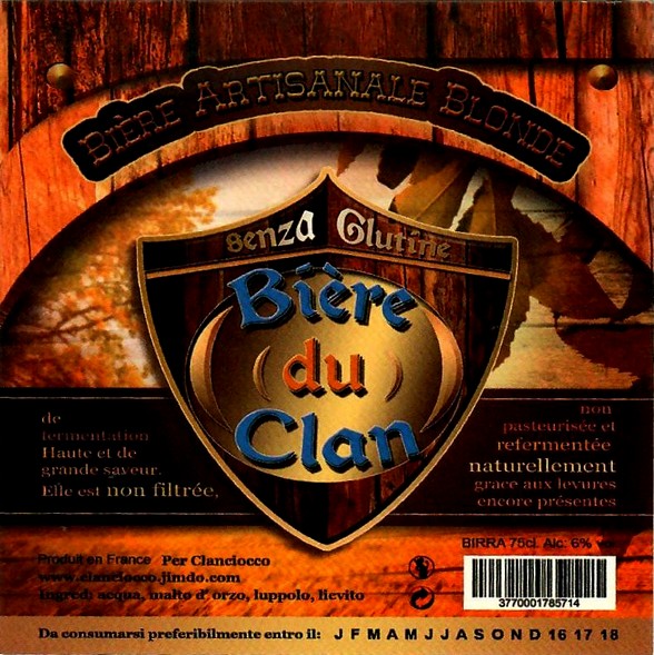 etiquette BRASSERIE ARTESIENNE 128