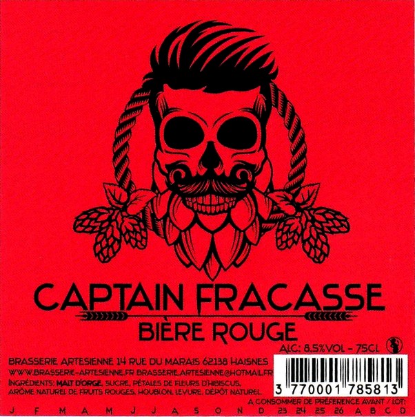 etiquette BRASSERIE ARTESIENNE 129