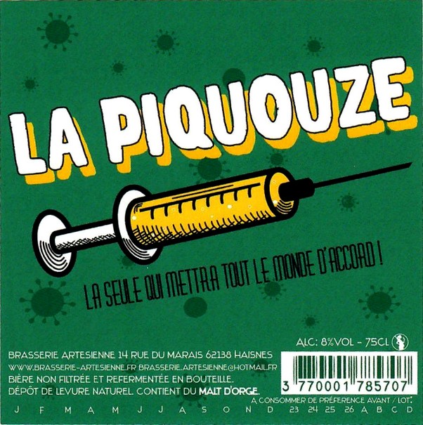 Etiquette BRASSERIE ARTESIENNE 149