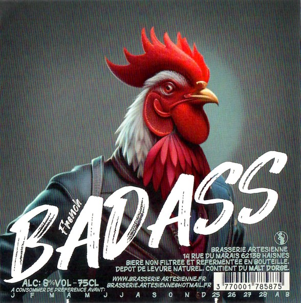 Etiquette BRASSERIE ARTESIENNE 172