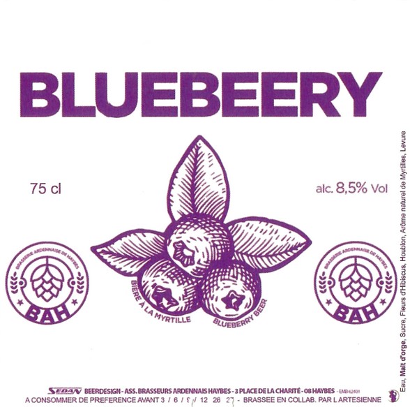 Etiquette BRASSERIE ARTESIENNE 193