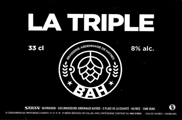 Etiquette BRASSERIE ARTESIENNE 194